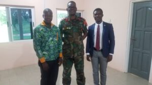 Director IISS and Executive Director ACDS-Africa pay working visit to Deputy General Officer Commanding Northern Command, Ghana Armed Forces at Nyohini Camp